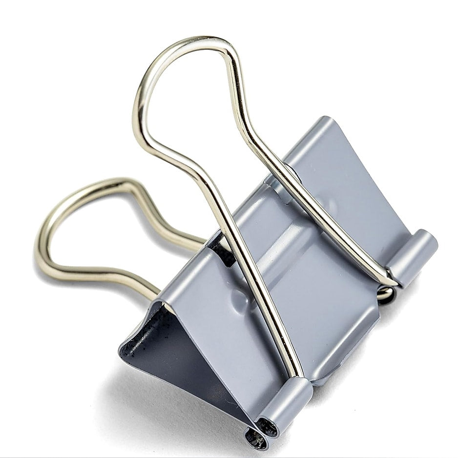 Officemate EZ Assorted Binder Clips, Gray, 55 Clips/Pack (99260)
