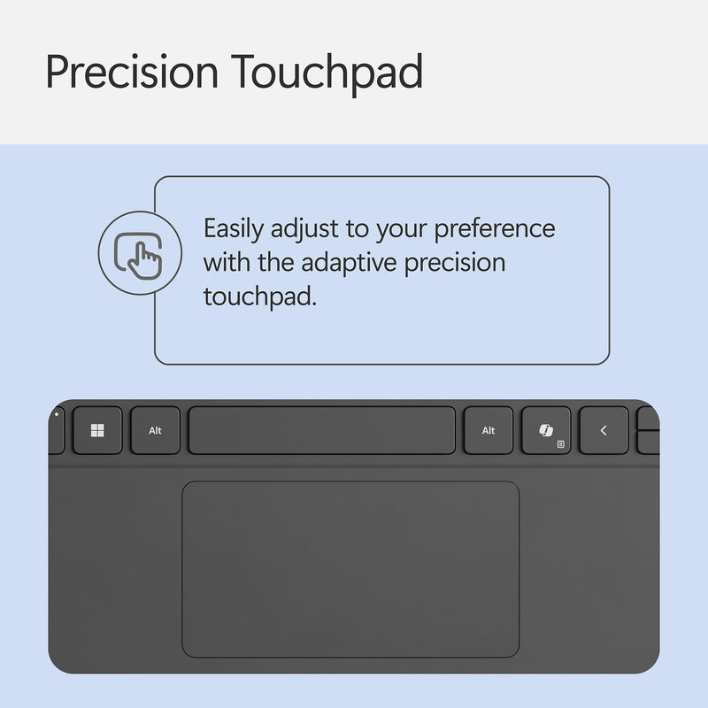Microsoft Surface Pro 12" Keyboard Cover with Slim Pen 2, Slate (EP2-32750)