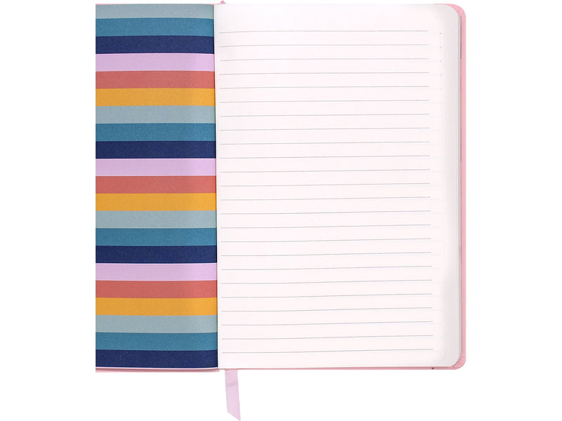 Carpe Diem Ballerina Pink Journal, 5.24" x 8.27", Wide-Ruled, 192 Pages (9370-CD)