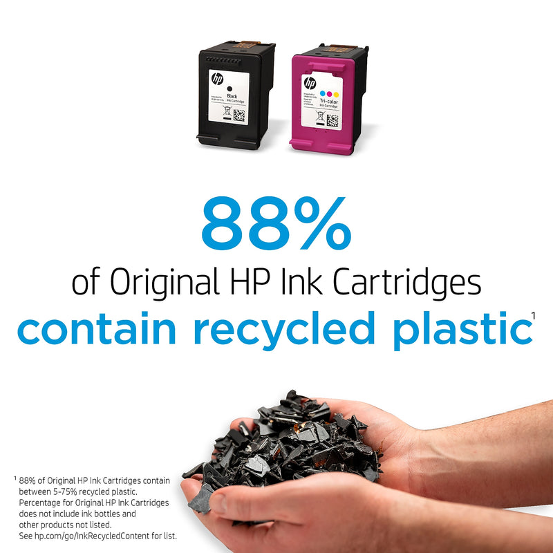 HP 61 Black/Tri-Color Standard Yield Ink Cartridge, 2/Pack (CR259FN#140)