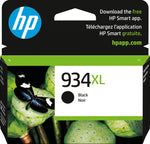 HP 934XL Black High Yield Ink Cartridge, Prints Up to 1,000 Pages (C2P23AN#140)