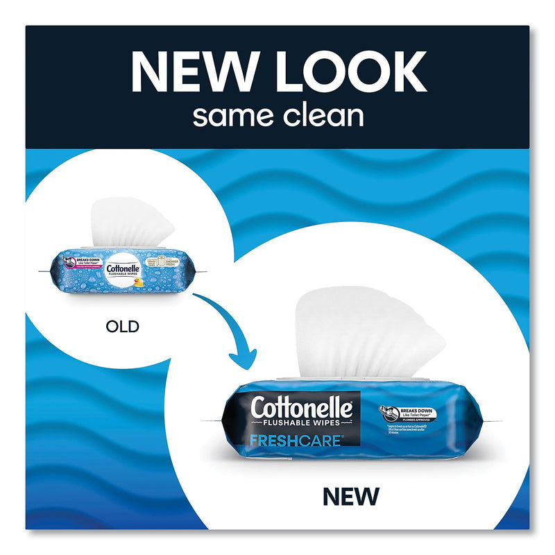 Cottonelle Ultra CleanCare Toilet Paper, 1-Ply, White, 284 Sheets/Roll, 36 Rolls/Carton (KCM55699)