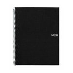 Roaring Spring Paper Products Subject Notebooks, College Ruled, 150 Sheets, Black, 5/Carton (45171CS)