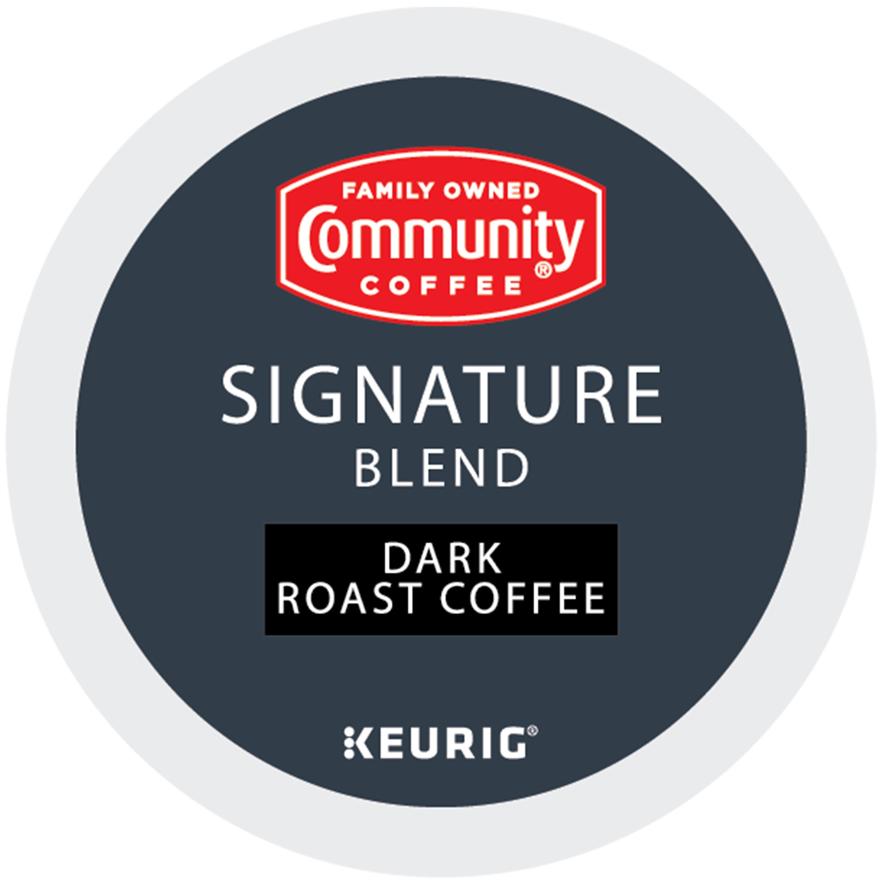 Community Coffee Signature Blend Coffee Keurig® K-Cup® Pods, Dark Roast, 96/Carton (5000374328CT)