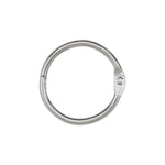 ACCO Book Ring, 1" Capacity, Silver, 100/Box (A7072202)