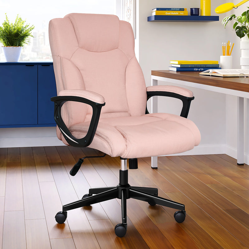 Serta Hannah II Fabric Executive Chair, Pink (43672G)