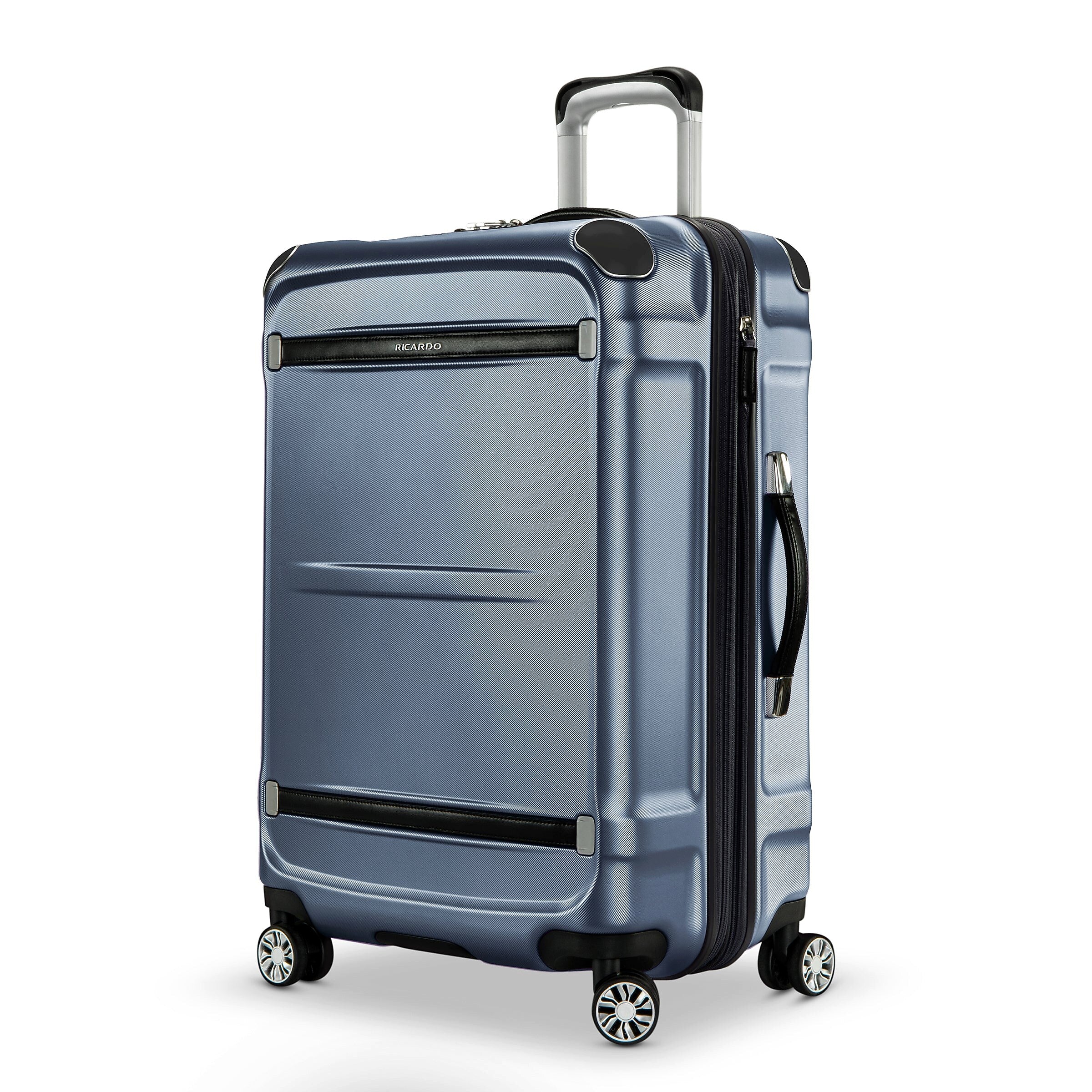 Ricardo Beverly Hills Rodeo Drive 2.0 25" Hardside Suitcase, 8-Wheeled Spinner, Arctic Blue (098-25-457-4VP)