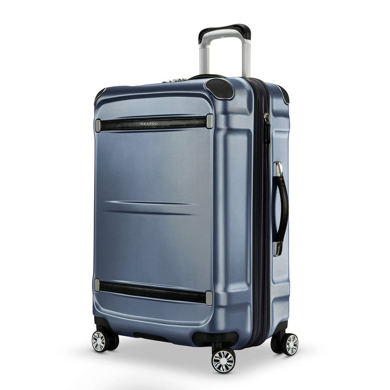 Ricardo Beverly Hills Rodeo Drive 2.0 25" Hardside Suitcase, 8-Wheeled Spinner, Arctic Blue (098-25-457-4VP)