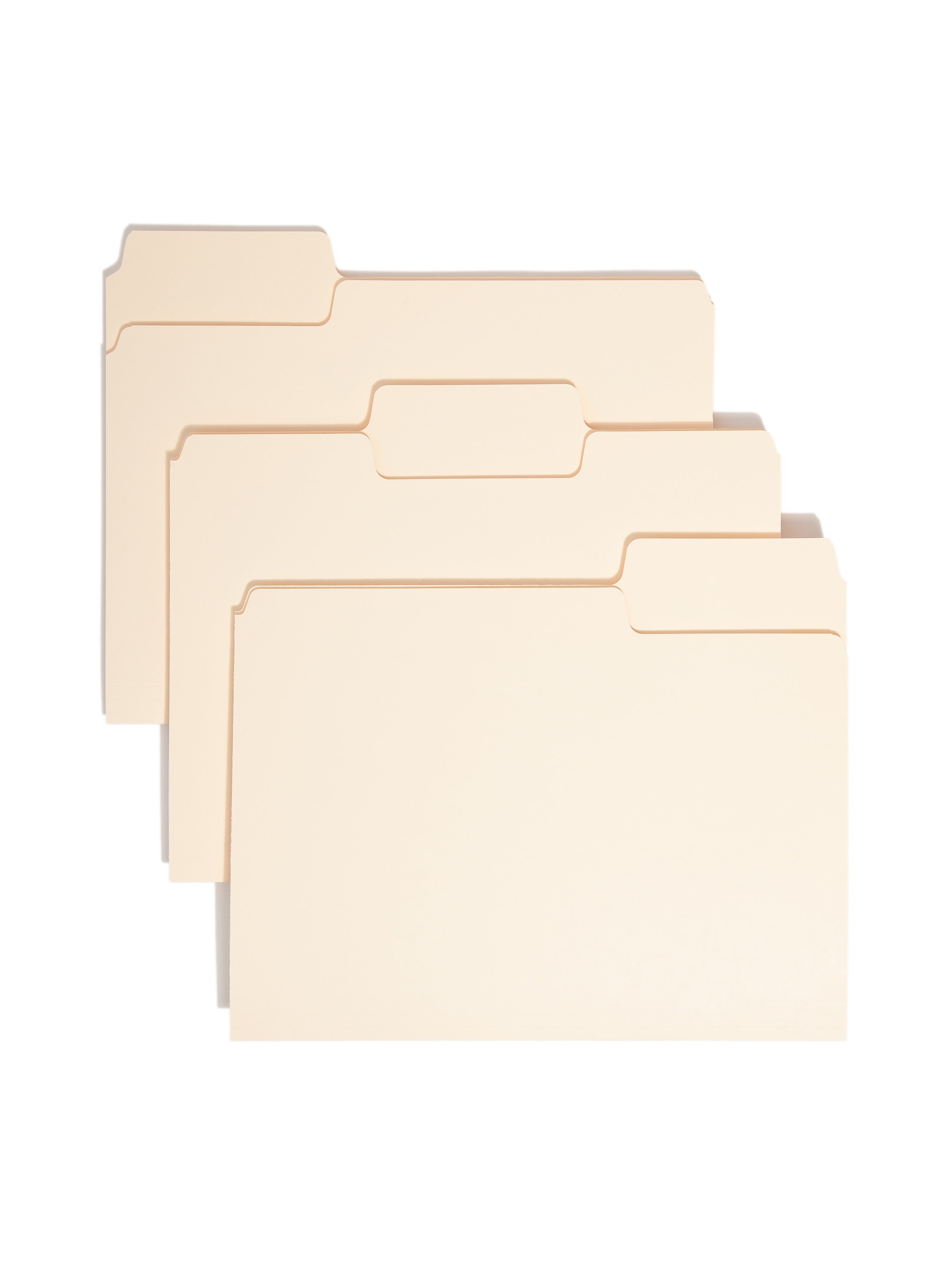 Smead SuperTab Heavy Duty File Folder, 1/3-Cut Tab, Letter Size, Manila, 50/Box (10401)
