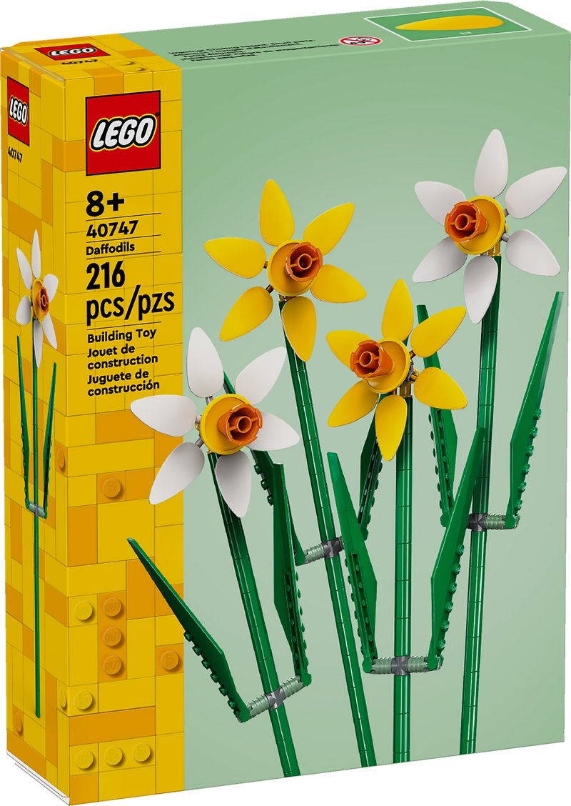 LEGO Botanicals Daffodils, 216 Pieces (40747)