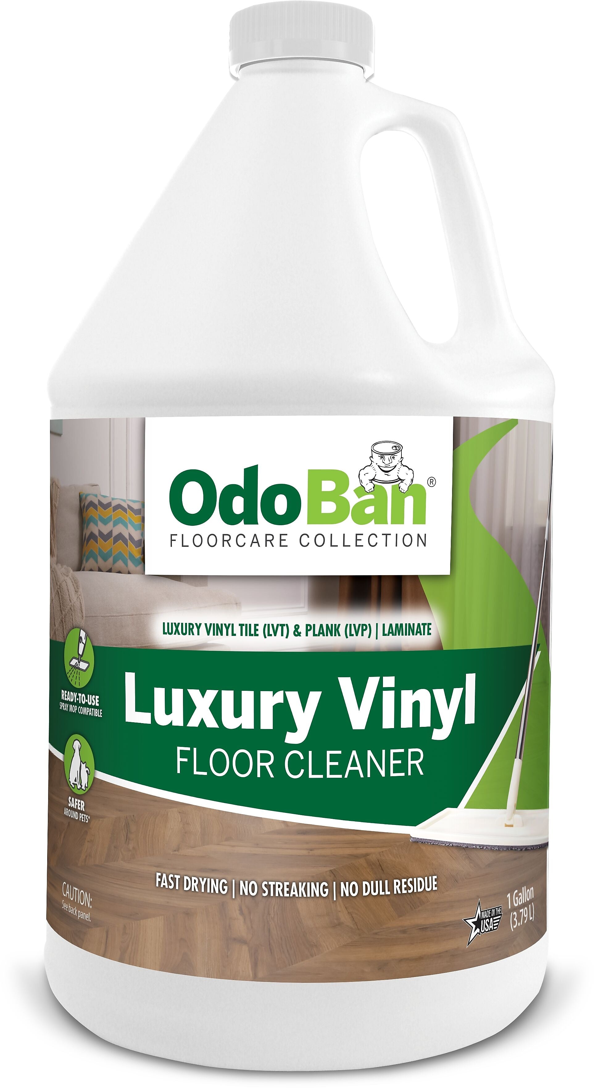 OdoBan Ready-to-Use Luxury Vinyl Floor Cleaner, 1 Gallon (9360B93-G)