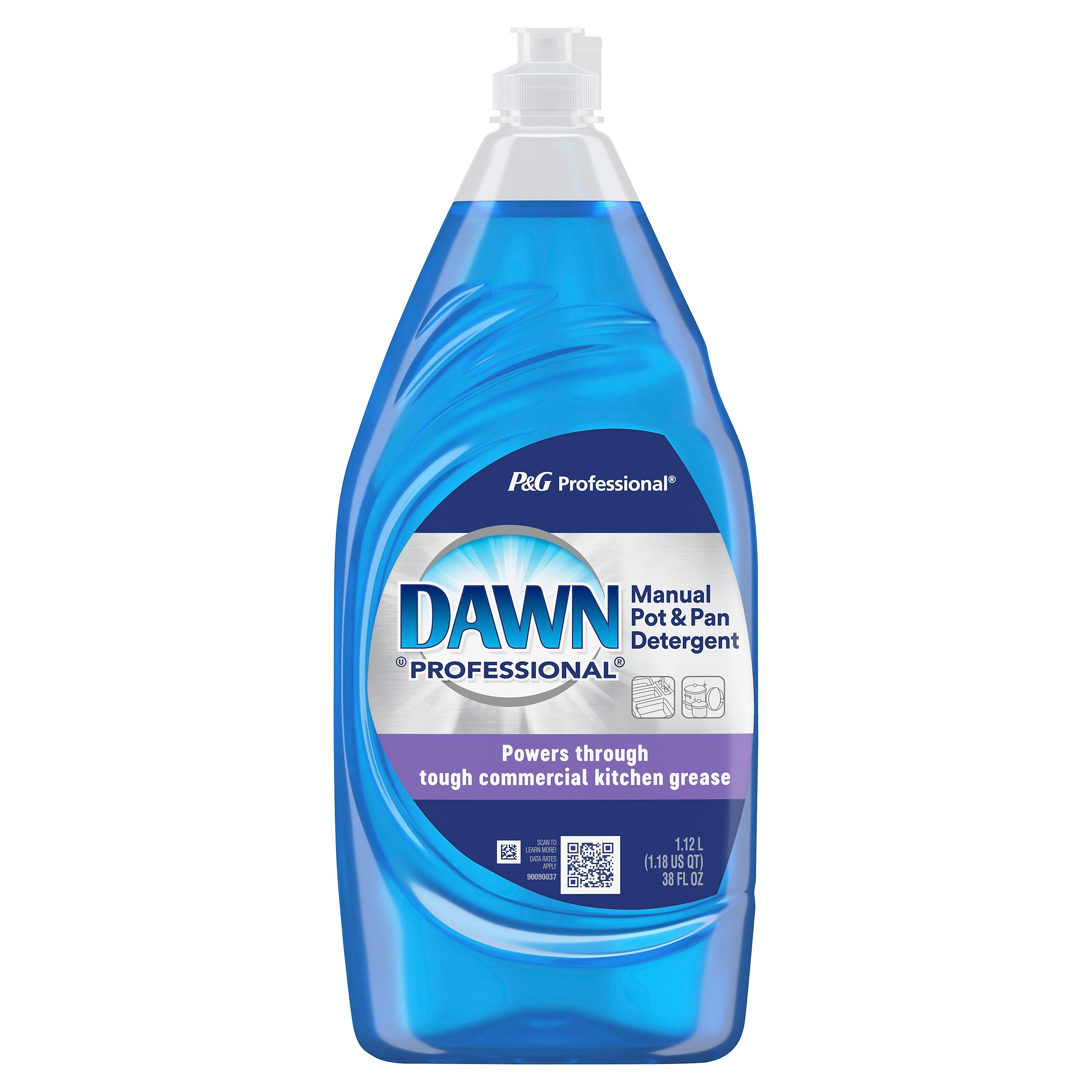 Dawn Professional Manual Pot & Pan Liquid Dish Soap, Original Scent, 38 fl oz. (45112)