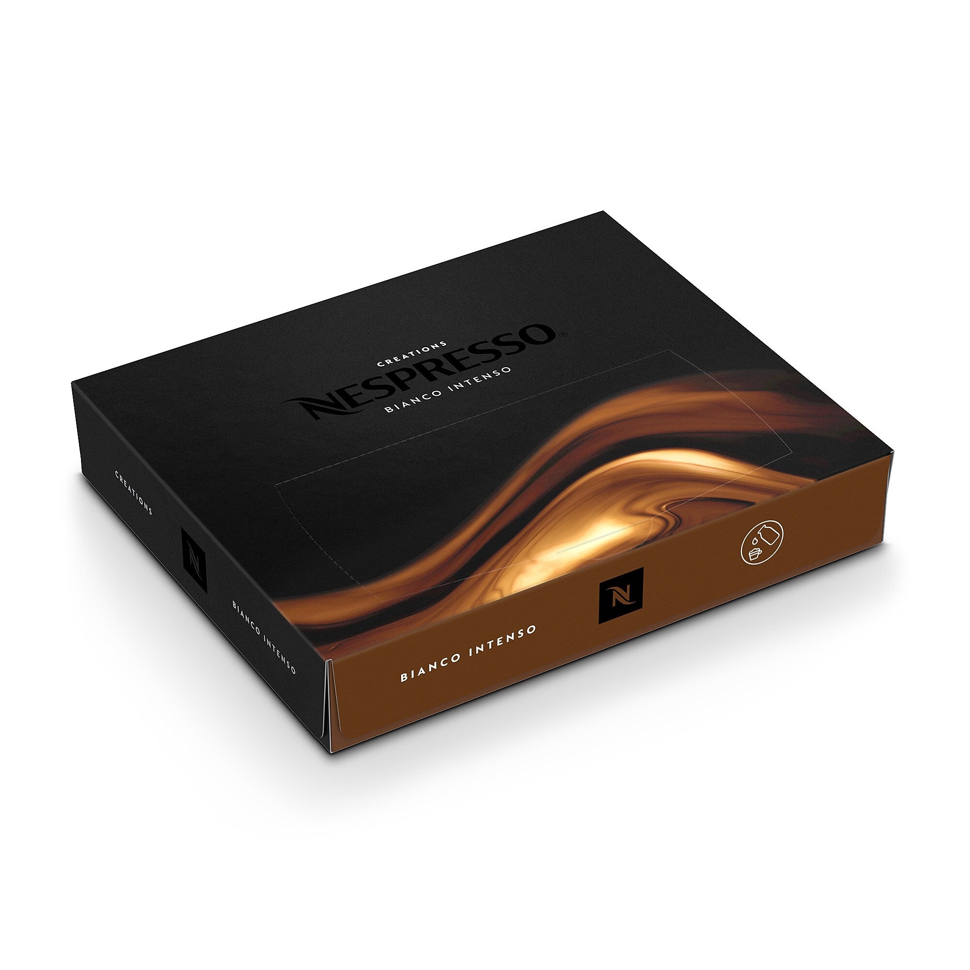 Nespresso Professional Bianco Intenso Coffee Nespresso Professional Capsules, Espresso Roast, 50/Pack (8785.84)