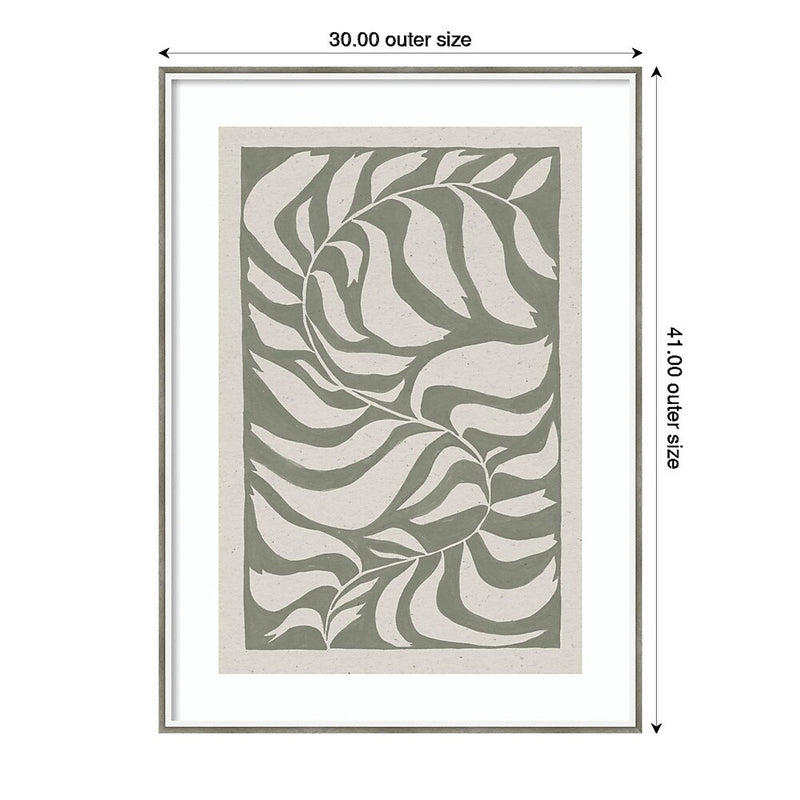 Amanti Art Winding Vine by Moira Hershey Wood Framed Wall Art Print, 30" x 41" (A42677390727)