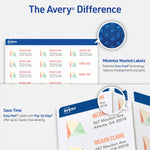 Avery Easy Peel Laser Address Labels, 1" x 2 5/8", Matte White, 750 Labels/Pack (5260)