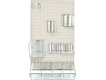 Azar 22" x 13.5" 12-Piece Pegboard Organizer Kit, White, Each (900942-WHT)