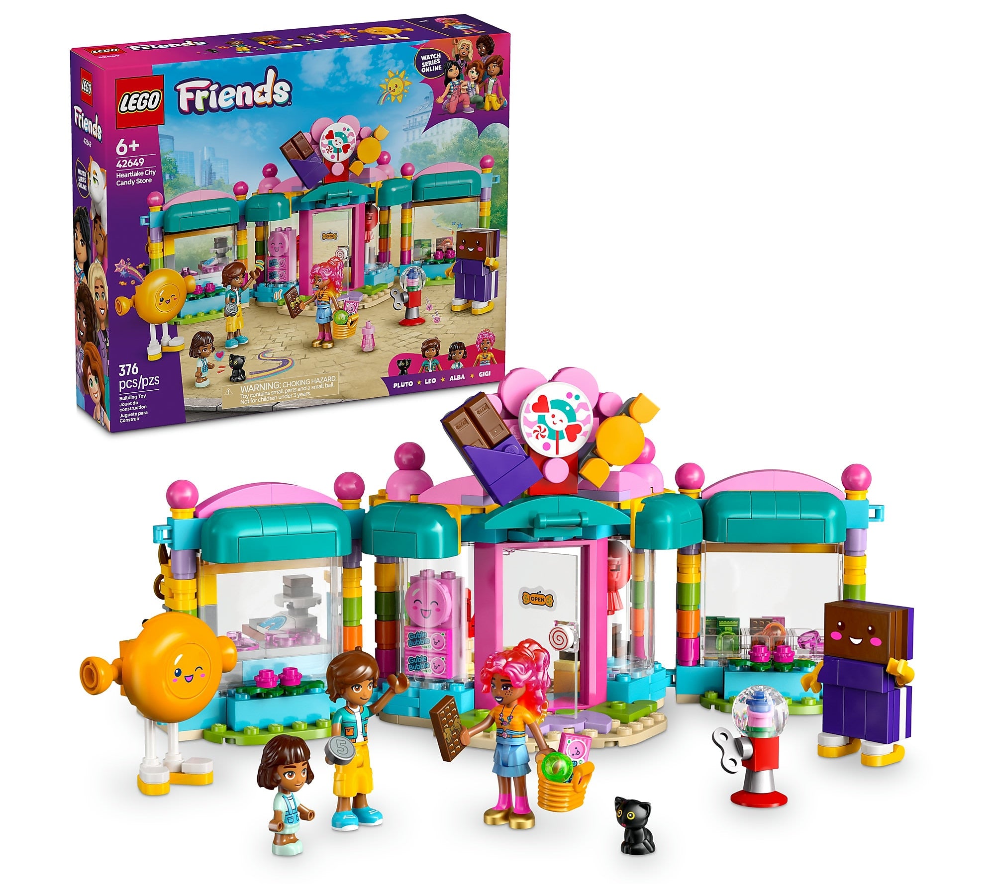 LEGO Friends Heartlake City Candy Store, 376 Pieces (42649)