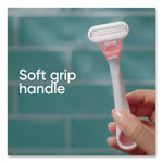 Gillette Venus Sensitive Sensible Razors, 3 Blades, 36/Carton (64906)