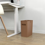 iTouchless SlimGiant Polypropylene Trash Can with no Lid, Toffee Brown, 4.2 gal., 6/Pack (SG105Nx6)