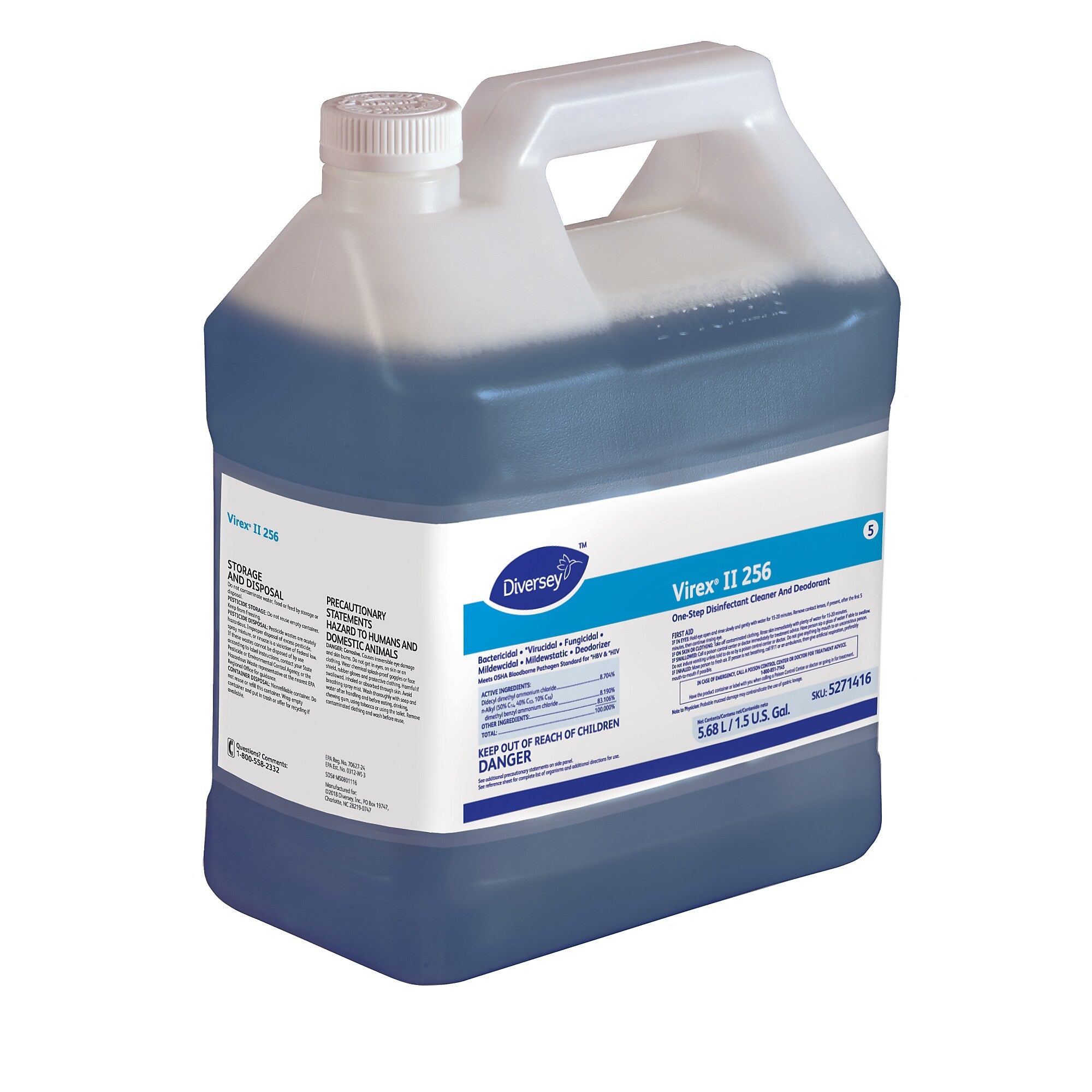 Diversey™ Virex II 256 DEO 2X1.5GL/CT