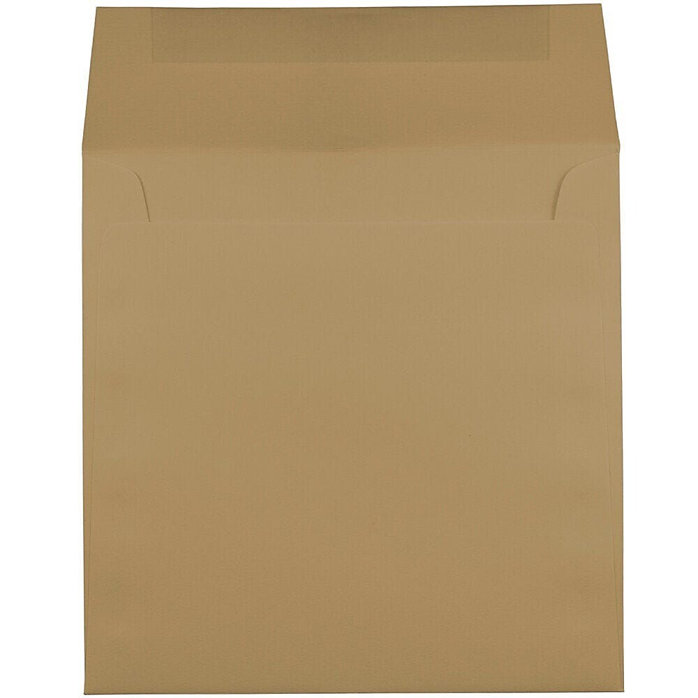 JAM Paper Invitation Envelope 6 1/2" x 6 1/2", Tan Beige, 50/Pack (227914986i)