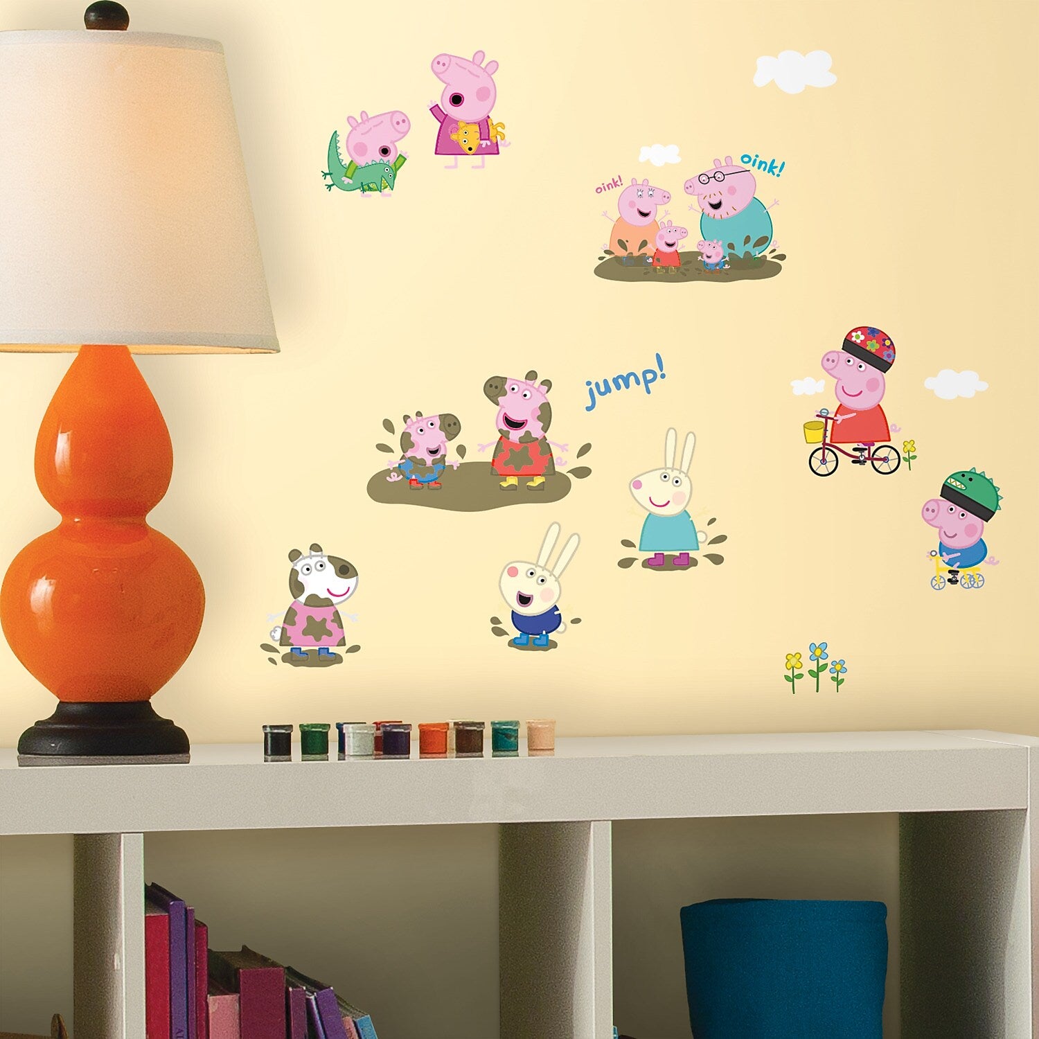 York Wallcoverings Peppa the Pig Children's Decals, Cartoons (RMK3183SCS)
