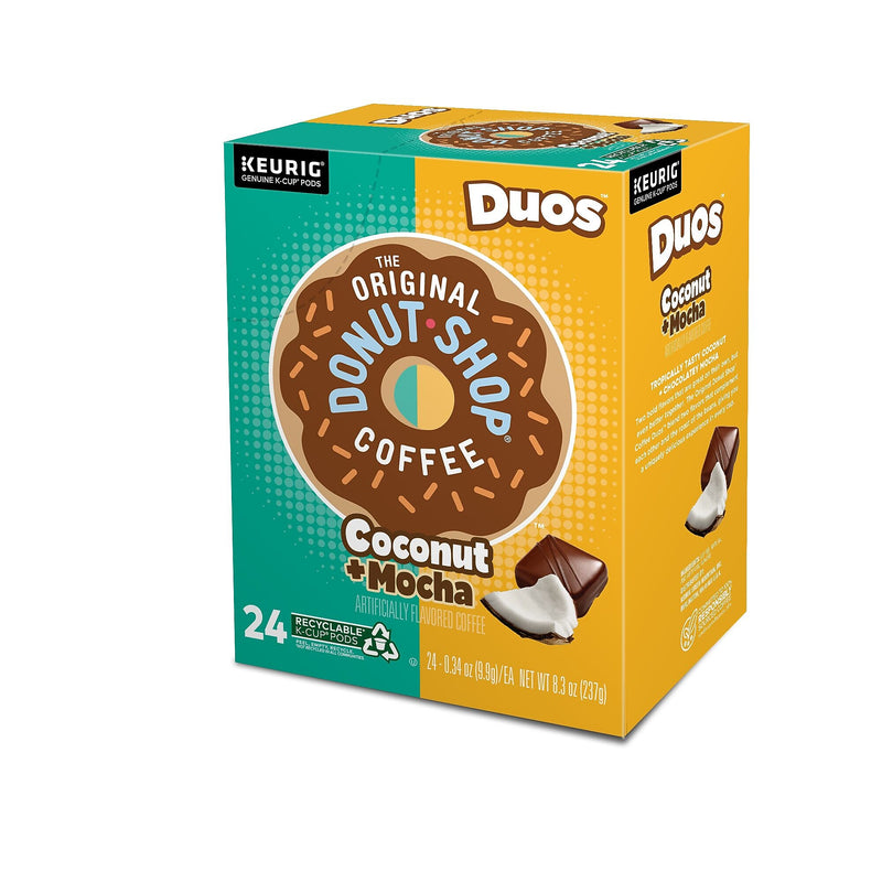 The Original Donut Shop Coconut Mocha Coffee, Medium Roast, 0.34 oz. Keurig® K-Cup® Pods, 24/Box (6248)