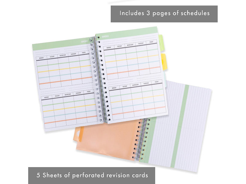 Pukka Pad B5 Study Book Customizable Notebook, 7.09" x 9.6", 120 Sheets, Gray/Silver (9824-STU)