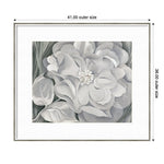 Amanti Art The White Calico Flower 1931 by Georgia O'Keeffe Wood Framed Wall Art Print, 41" x 36" (A42675530275)