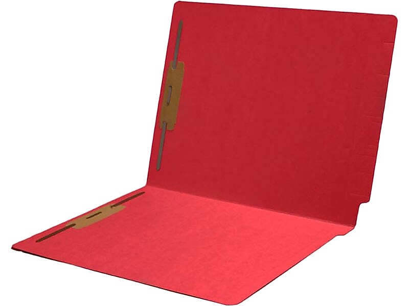 Medical Arts Press End Tab File Folder, Letter-Size, Red, 50/Box (S-09243-RED)