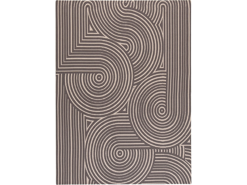 Anji Mountain Rug'd Brixey Carpet & Hard Floor Chair Mat, 36" x 48", Beige/Gray (AMB9037)
