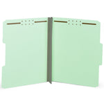 Staples® 60% Recycled Classification Folders, 3" Expansion, Letter Size, Light Green, 25/Box (TR18354)