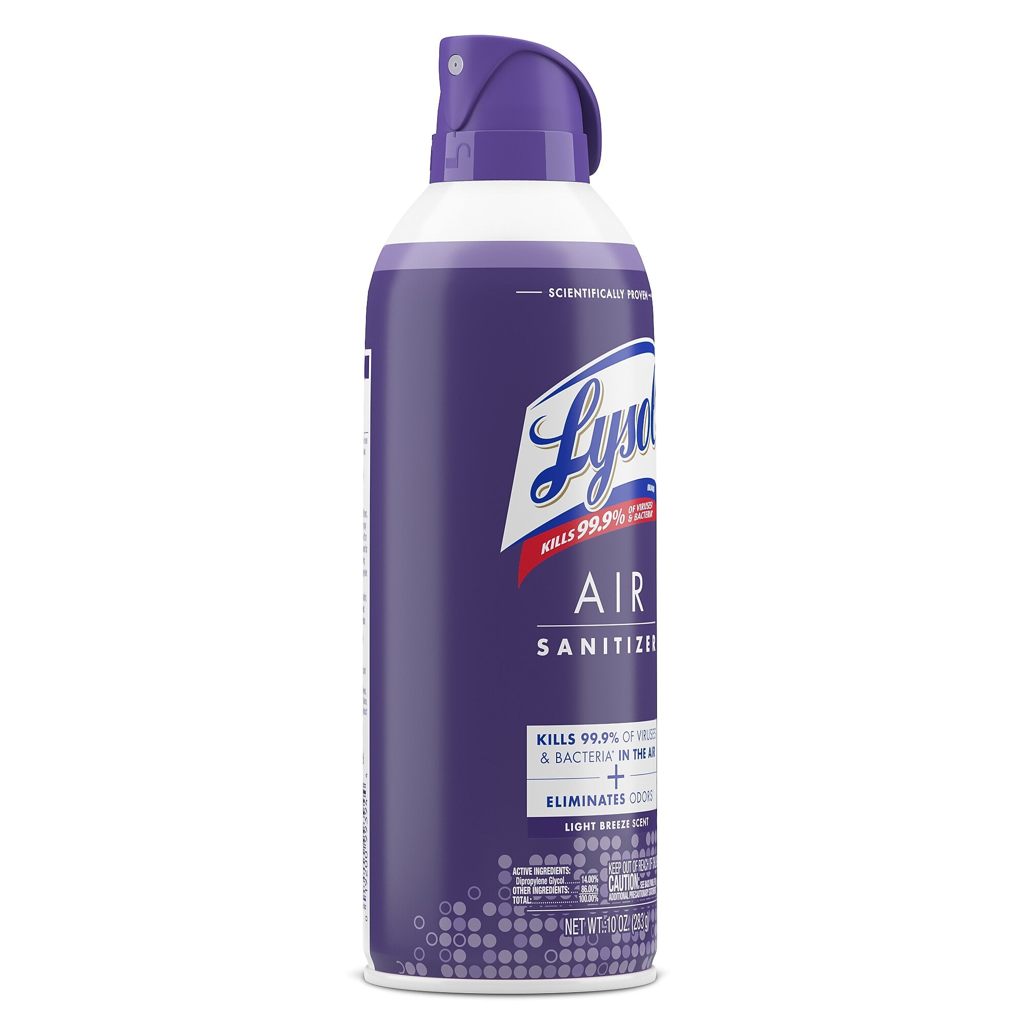 Lysol Air Sanitizer Aerosol, Light Breeze Scent, 10 oz. (RAC99394EA)