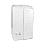 Pactiv Evergreen Meat Tray, #4D, 9.5 x 7 x 1.25, White, Foam, 500/CartonItem (PCT0TF104D10000)