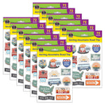 Teacher Created Resources Moving Mountains Road Trip Stickers, Multicolored, 72/Pack, 12/Packs/Bundle (TCR9237-12)