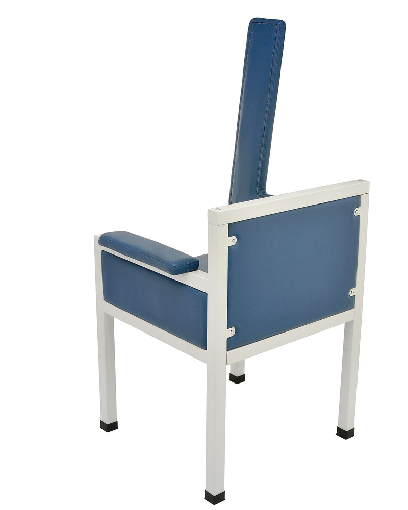 Viva Comfort. Antimicrobial Phlebotomy Blood Drawing Chair, 350 lbs. Capacity, Blue (ADI997-02-BLU-MK)