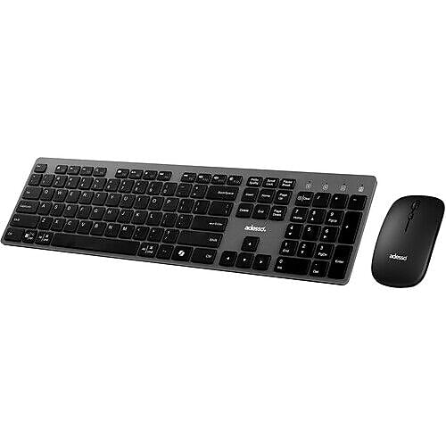 Adesso EasyTouch 730  Wireless Keyboard & Mouse Combo , Black ( WKB-7300)