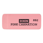 Dixon Pink Carnation Block Erasers, 36/Pack (DIX38920)