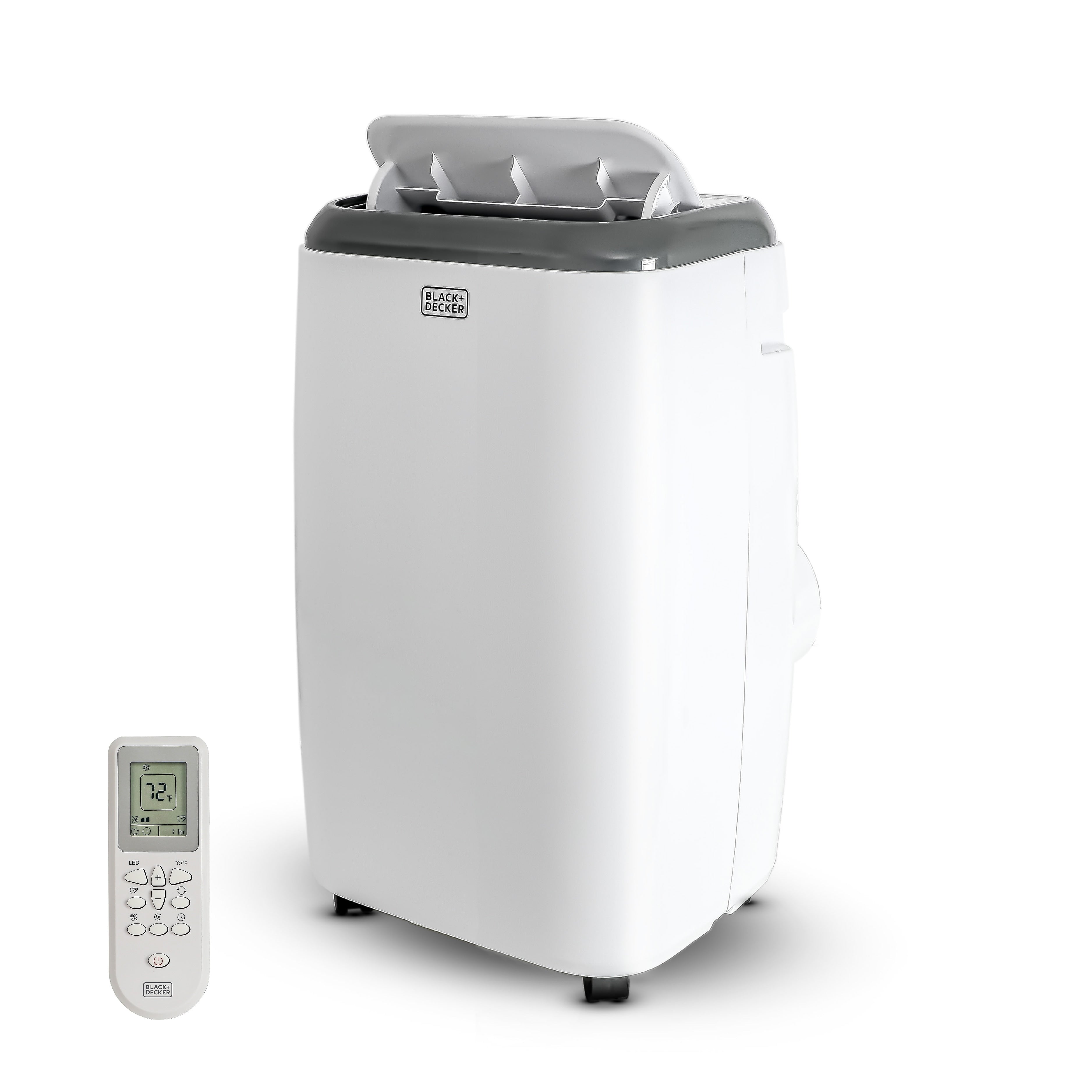 Black & Decker 115-Volt 8,000 BTU (5,000 BTU SACC/CEC) Portable Air Conditioner with Remote, White (BPT05WTBA)