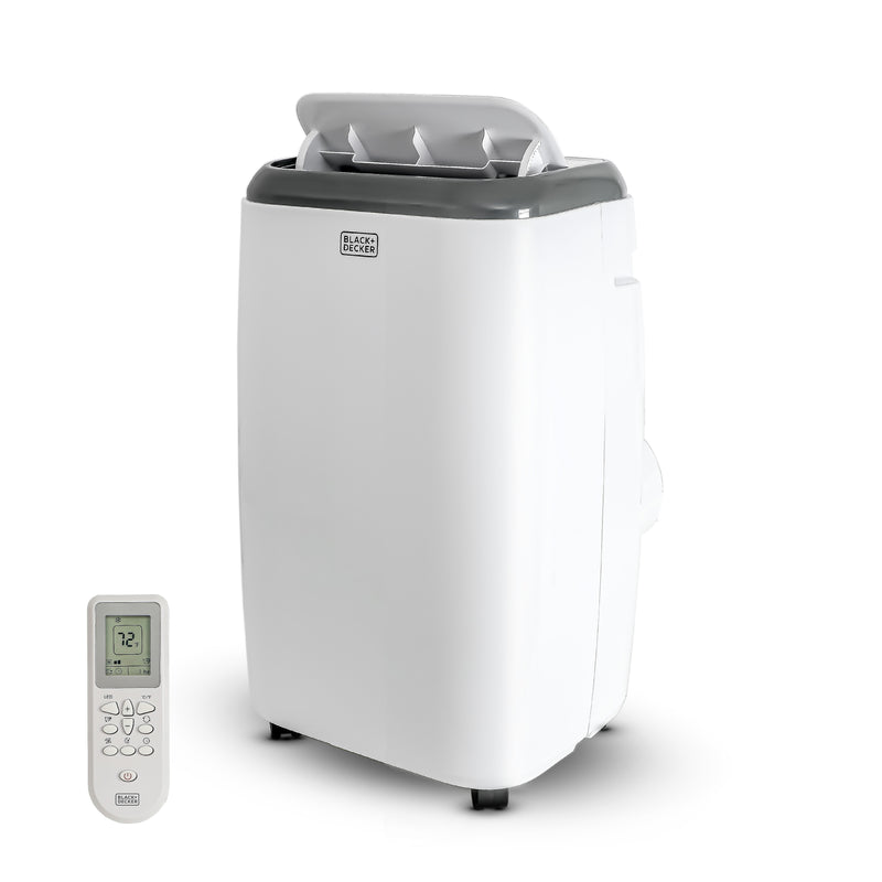 Black & Decker 115-Volt 8,000 BTU (5,000 BTU SACC/CEC) Portable Air Conditioner with Remote, White (BPT05WTBA)
