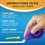 BIC Wite-Out EZ Correct Correction Tape, White (50523/WOTAPP1)