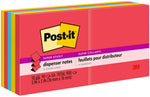 Post-it Super Sticky Pop-up Notes, 3" x 3", Playful Primaries Collection, 90 Sheet/Pad, 10 Pads/Pack (R33010SSAN)
