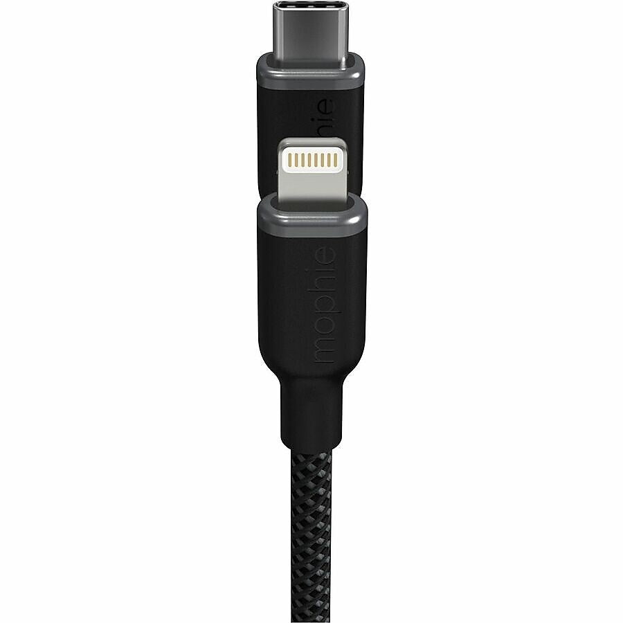 Mophie Charge Stream USB-C to Lightning Charging Cable, 3.28 ft., Black (409911484)