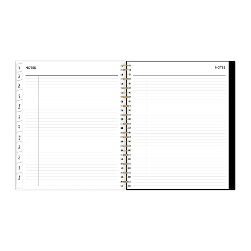 Planning Calendar BS Nevaeh Clear PET 8x10 RY26 Monthly Safety Wirebound -
