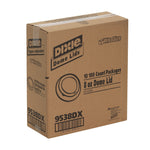 Dixie Dome Plastic Hot Cup Lids, 8 oz., White, 1000/Carton (9538DX)