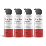 Staples®  Electronics Air Duster, 10 oz., 4/Pack (SPL10ENFR-4)