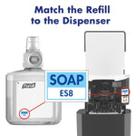 PURELL HEALTHY SOAP Foaming Hand Soap Refill for ES8 Dispenser, 1200 ml, 2/Carton (7785-02)