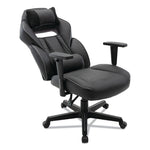 Alera PU Leather Ergonomic Racing Gaming Chair, Black/Gray (ALEGM4146)