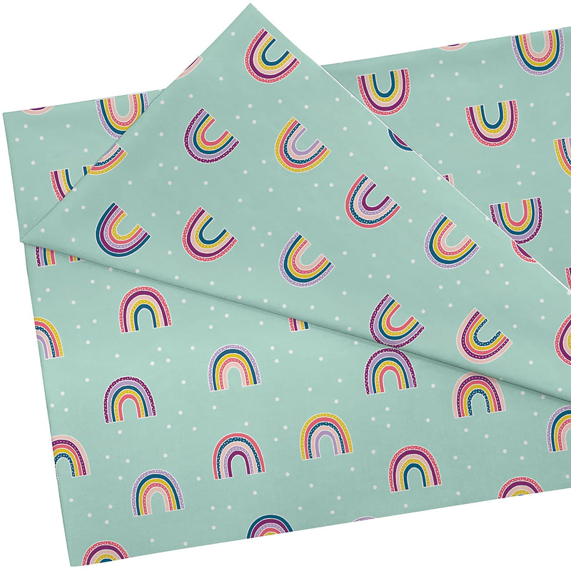 Teacher Created Resources Oh Happy Day Rainbows Creative Class Fabric (TCR77427)