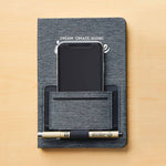 Baudville Sustainably Smart Hardcover Journal, 5" x 8", 80 Pages, 2/Pack (1393447P231)
